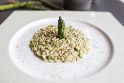 Risotto allo scampo nascosto: ricetta