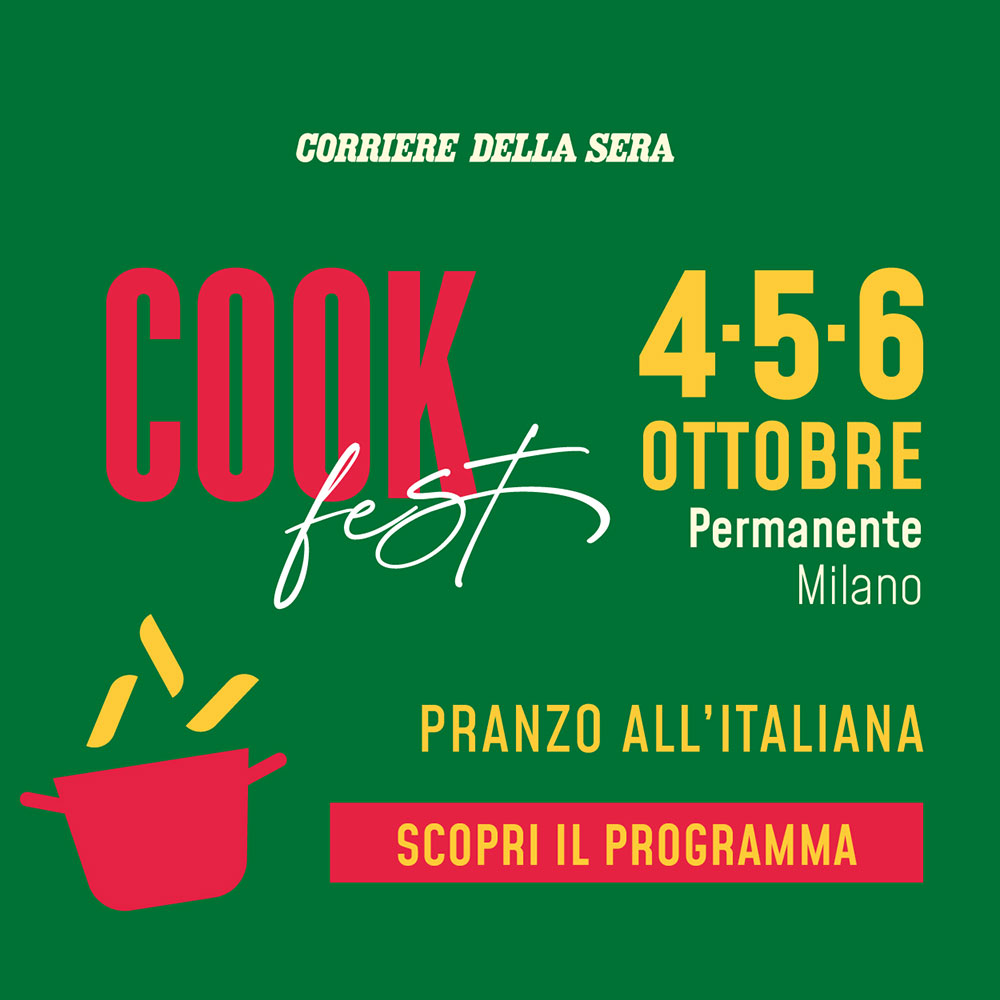 Locandina CookFest Corriere della Sera