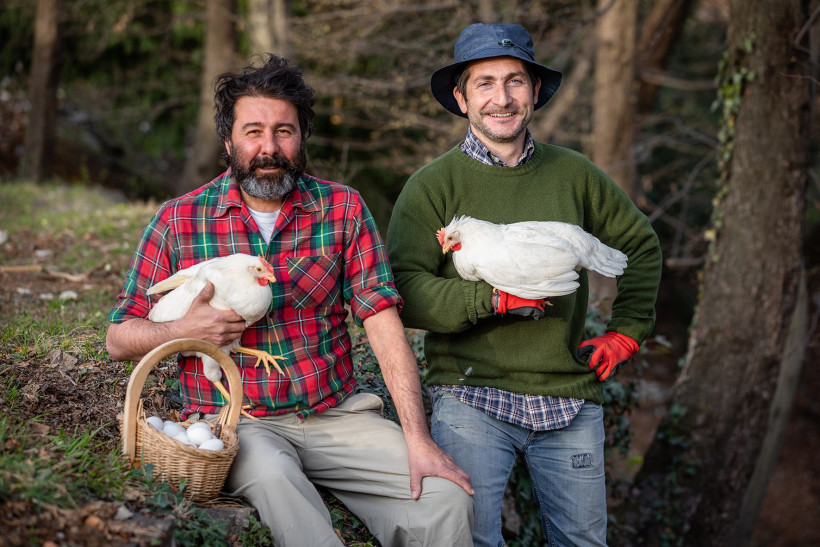 Uova da galline libere e felici, Marco Rossi e la sua azienda agricola